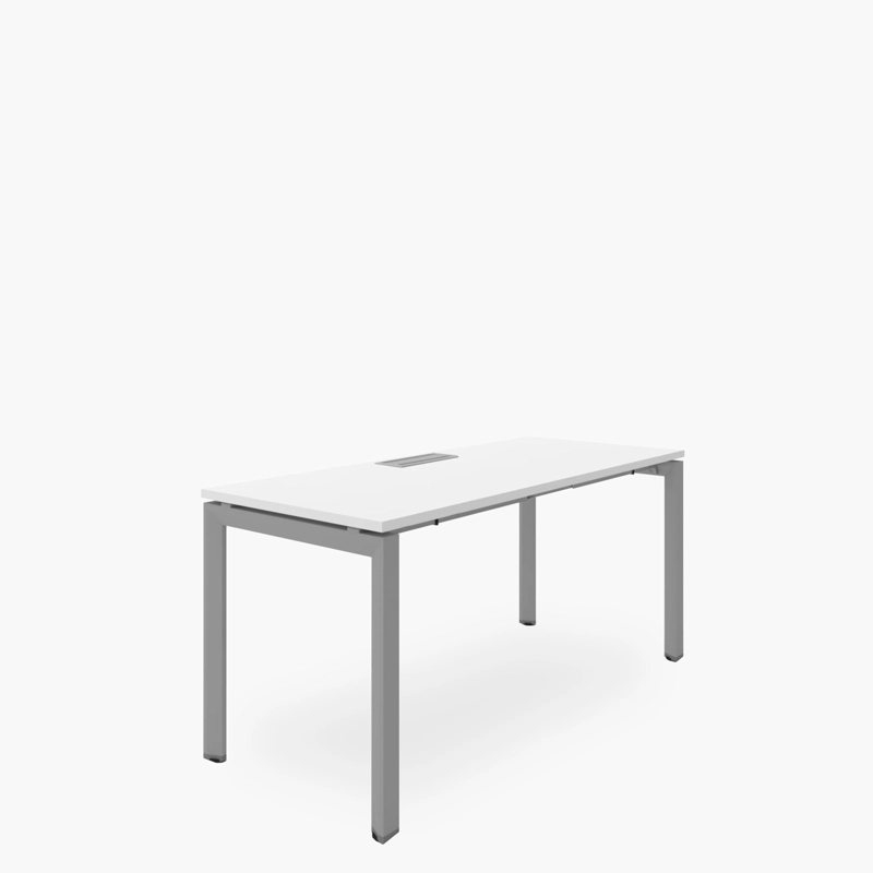 ESCRITORIO FORM OFFICE NEO CON PASACABLES 160X70 METAL - 2