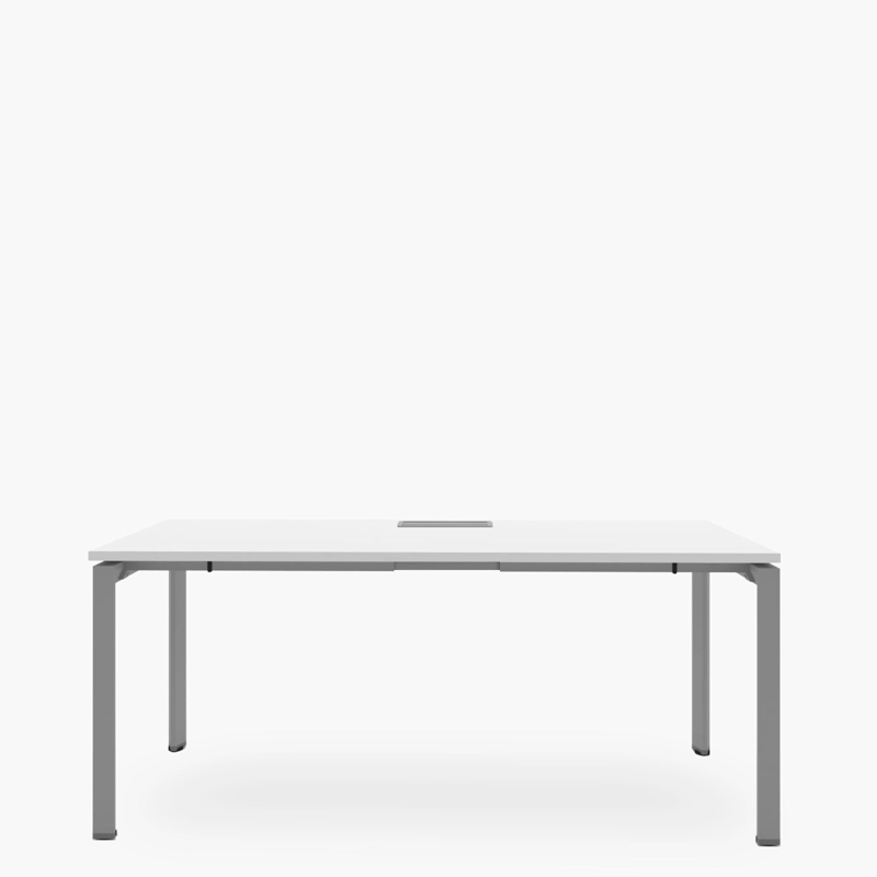 ESCRITORIO FORM OFFICE NEO CON PASACABLES 180X70 METAL - 1