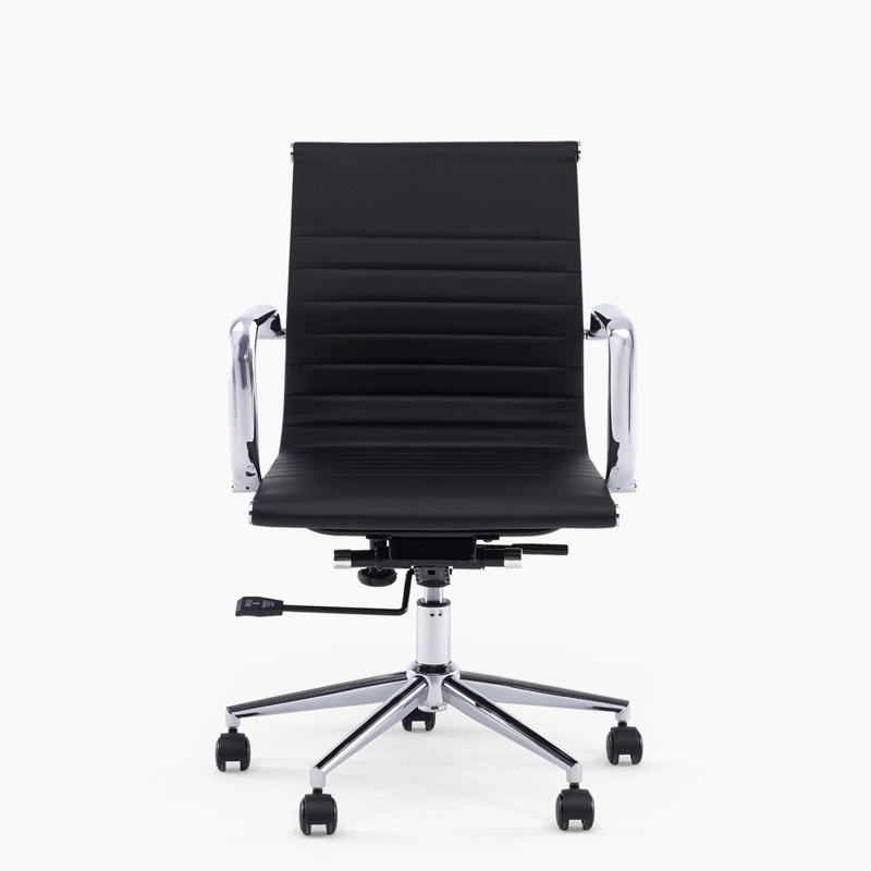 SILLA OFICINA BISHOP MEDIA NEGRO - 1