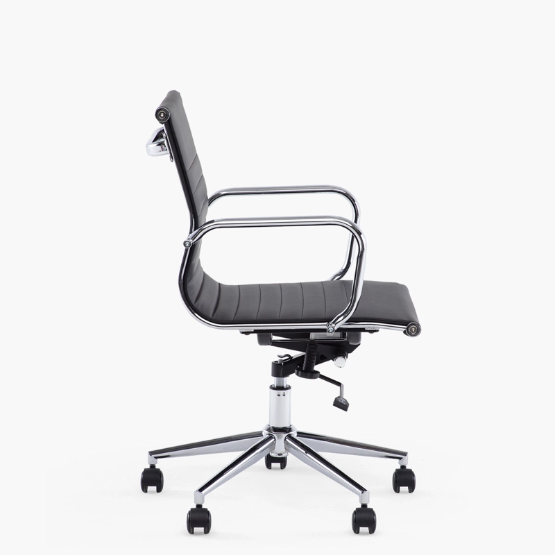 SILLA OFICINA BISHOP MEDIA NEGRO - 3