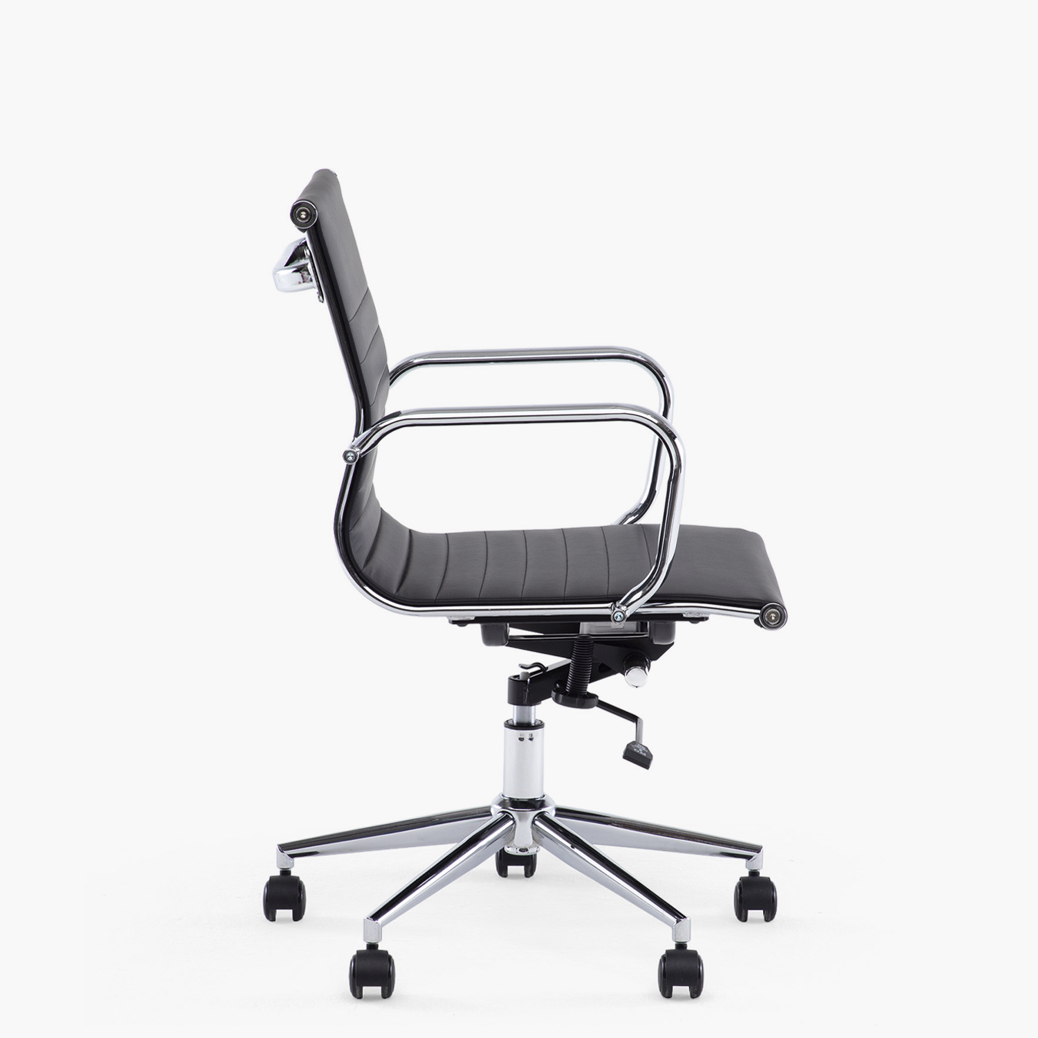 SILLA OFICINA BISHOP MEDIA NEGRO - 3