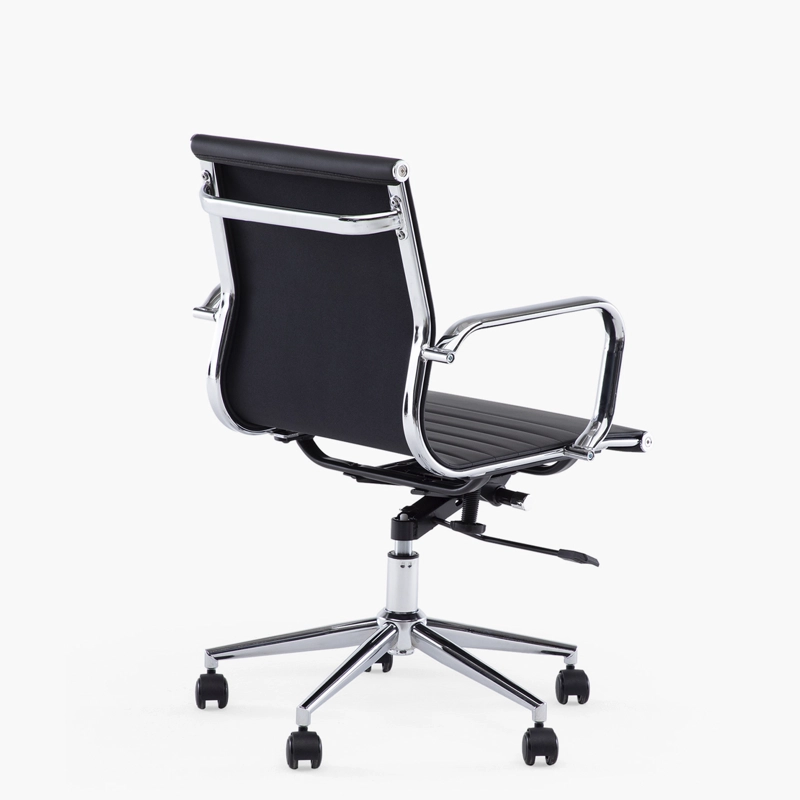 SILLA OFICINA BISHOP MEDIA NEGRO - 4