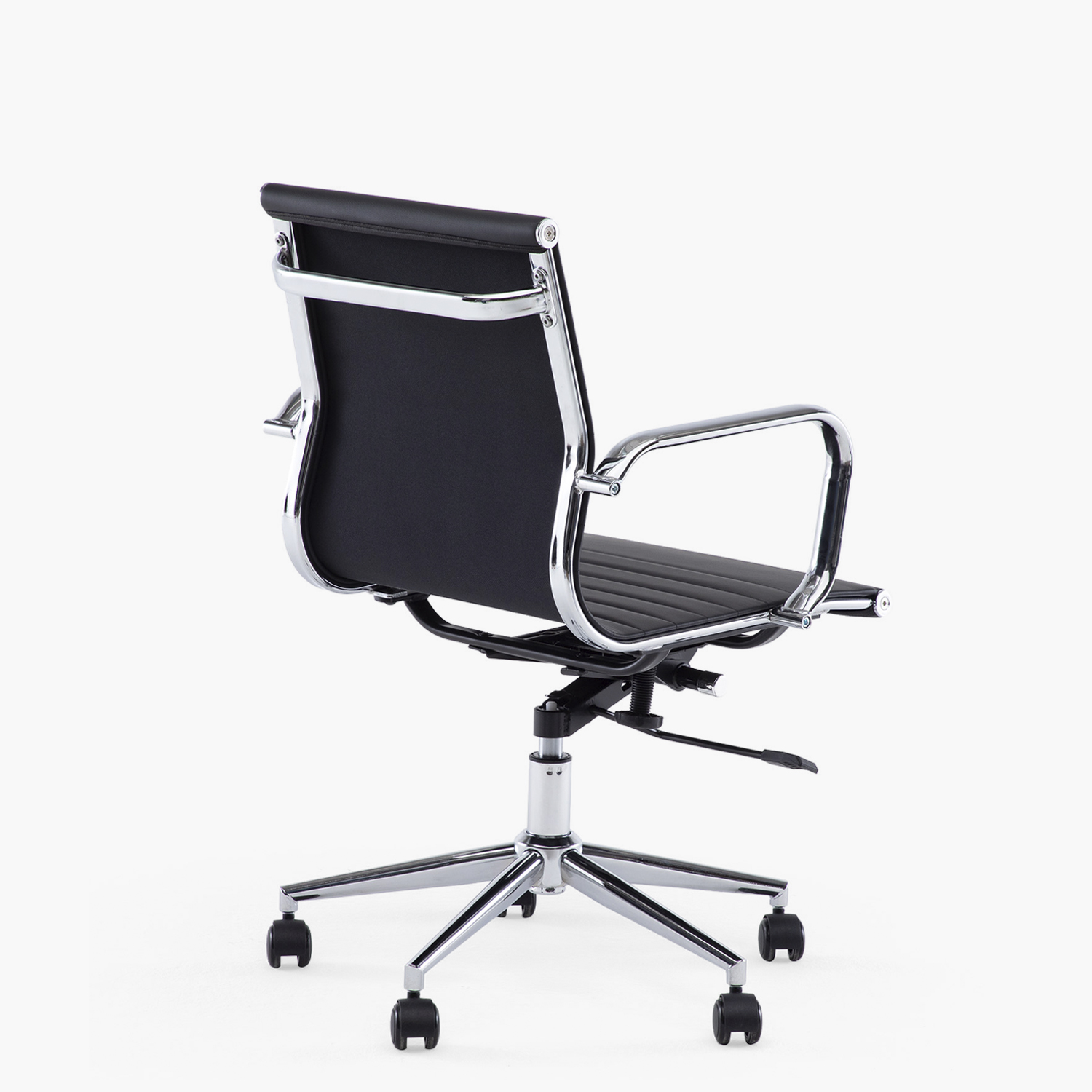 SILLA OFICINA BISHOP MEDIA NEGRO - 4