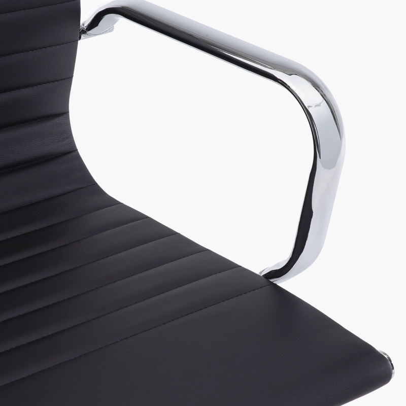 SILLA OFICINA BISHOP MEDIA NEGRO - 9