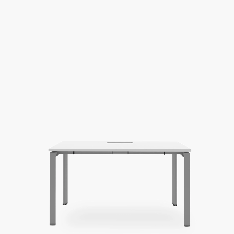 ESCRITORIO FORM OFFICE NEO CON PASACABLES 140X60 METAL - 1
