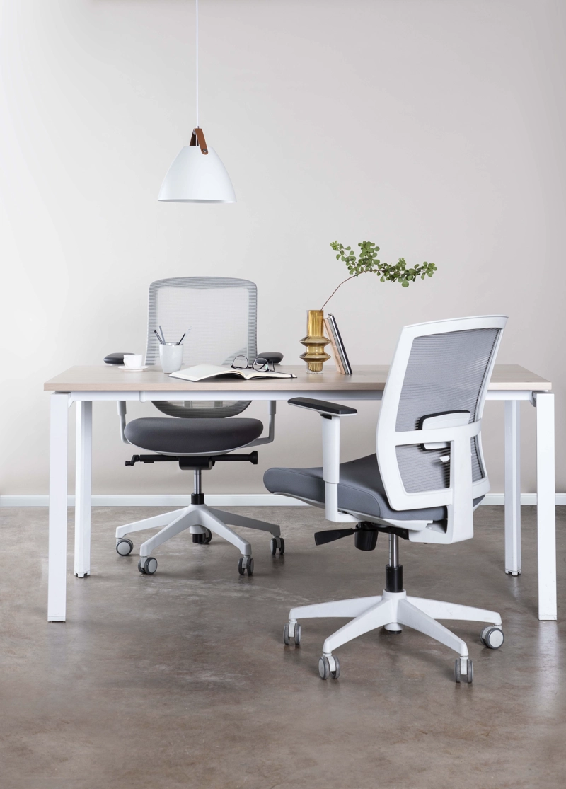 ESCRITORIO FORM OFFICE NEO CON PASACABLES 140X60 METAL - 5
