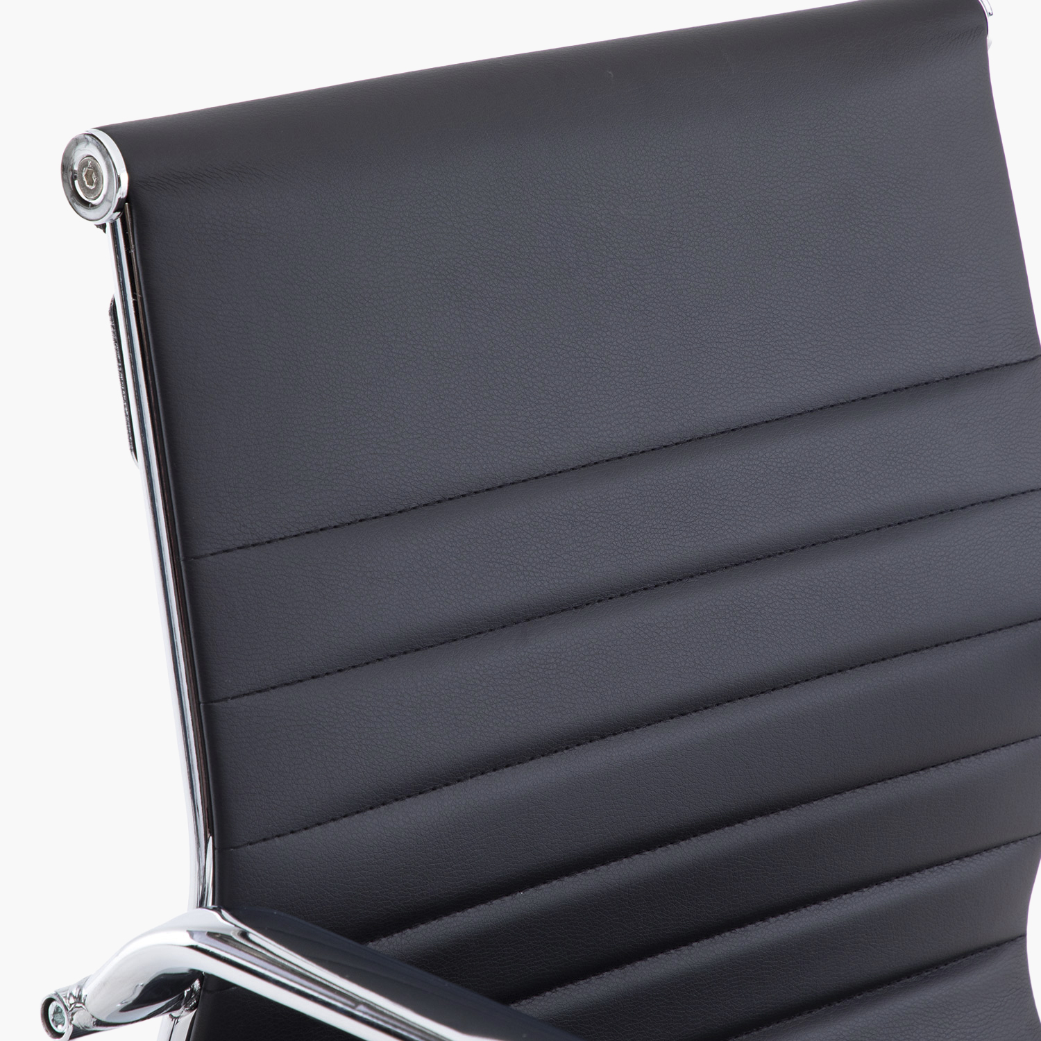 SILLA FORM OFFICE BISHOP MEDIA METAL NEGRO VISITA - 6