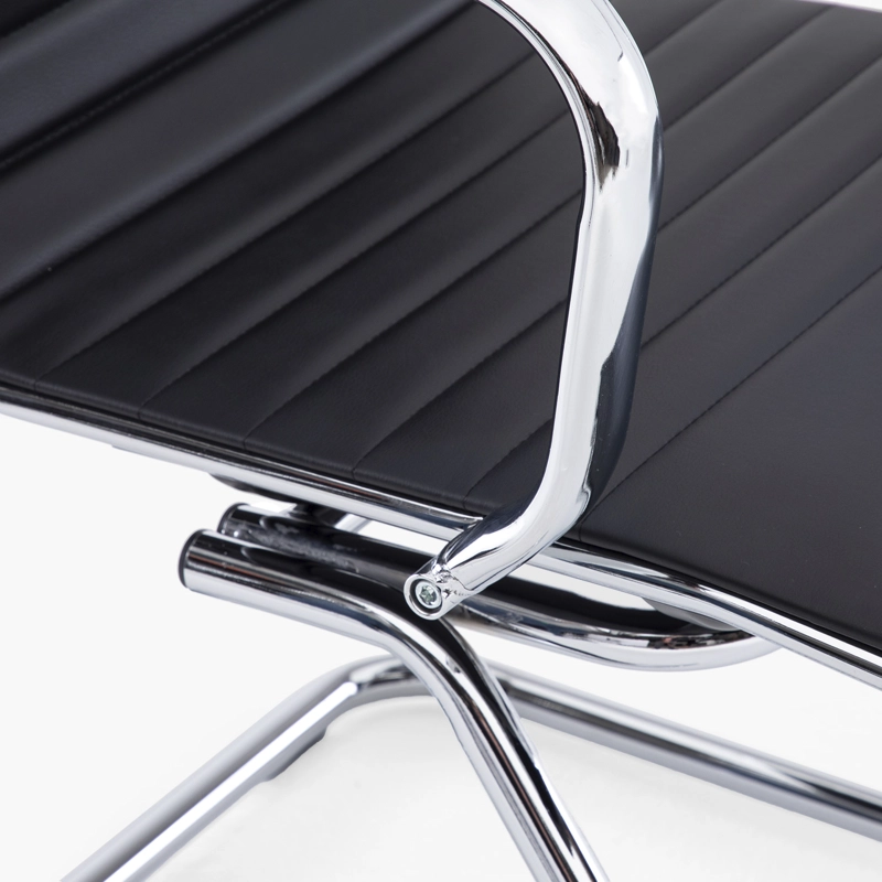 SILLA FORM OFFICE BISHOP MEDIA METAL NEGRO VISITA - 7