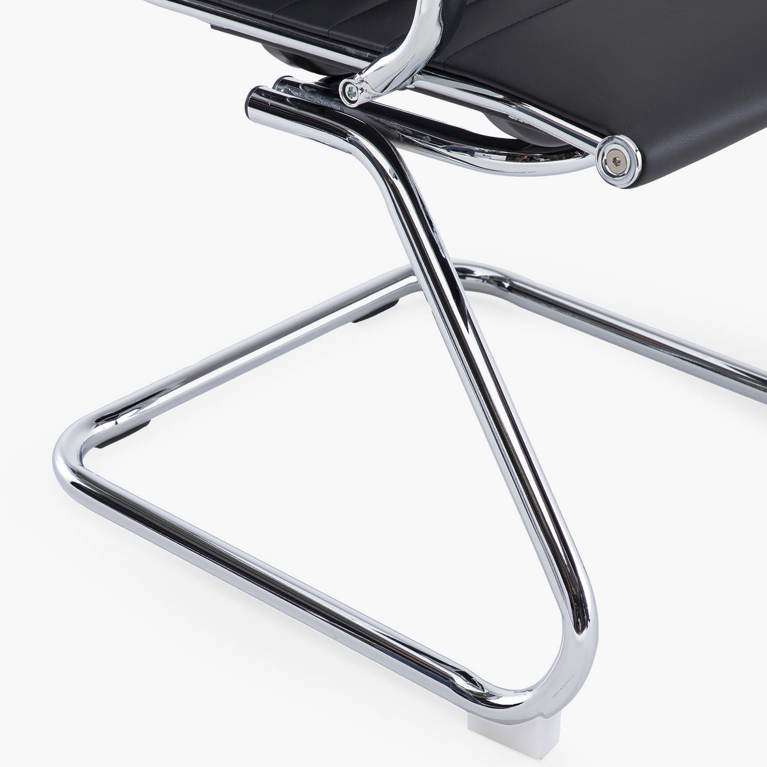 SILLA FORM OFFICE BISHOP MEDIA METAL NEGRO VISITA - 9