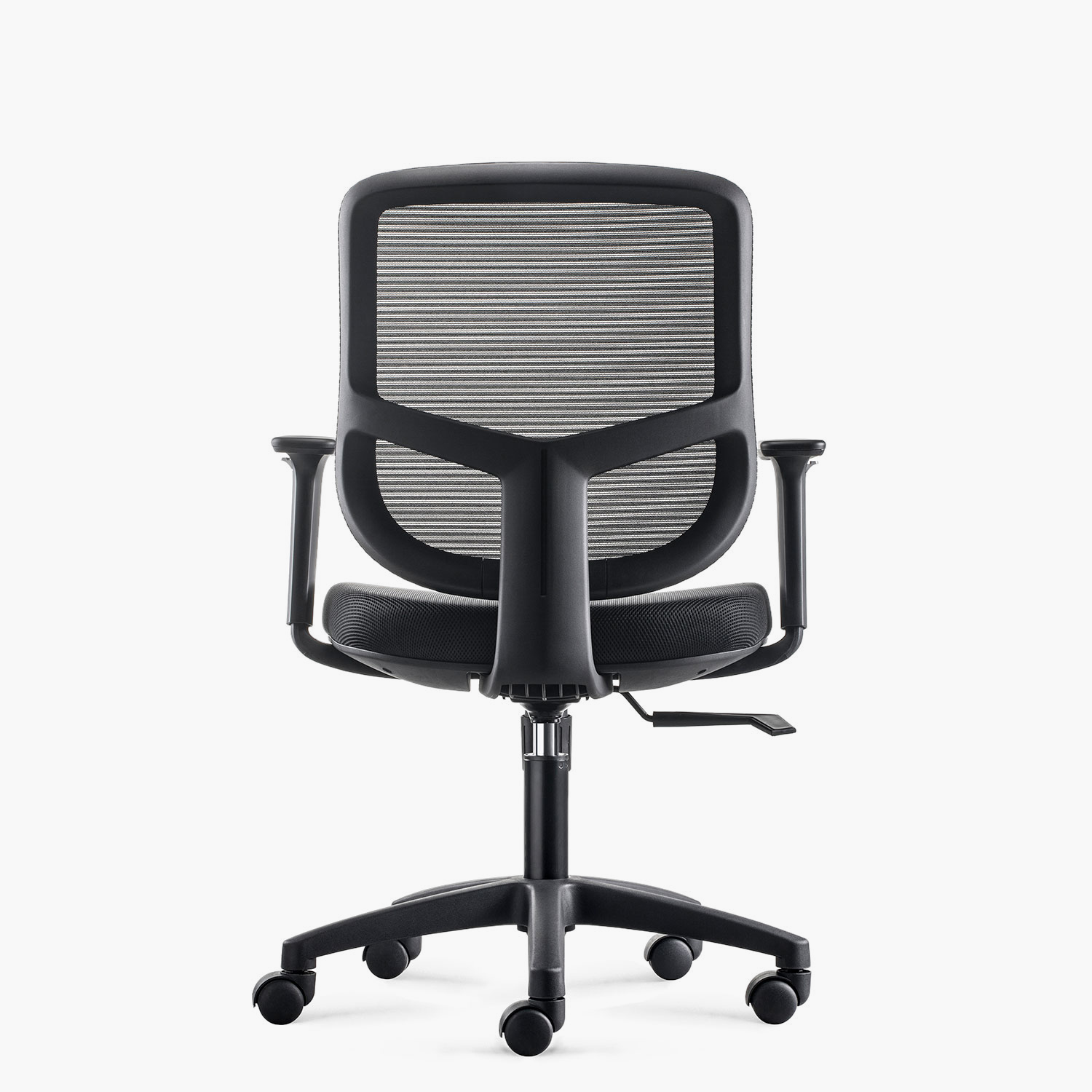 SILLA OFICINA FORM OFFICE NEGRO O ESCRITORIO LEAF - 5