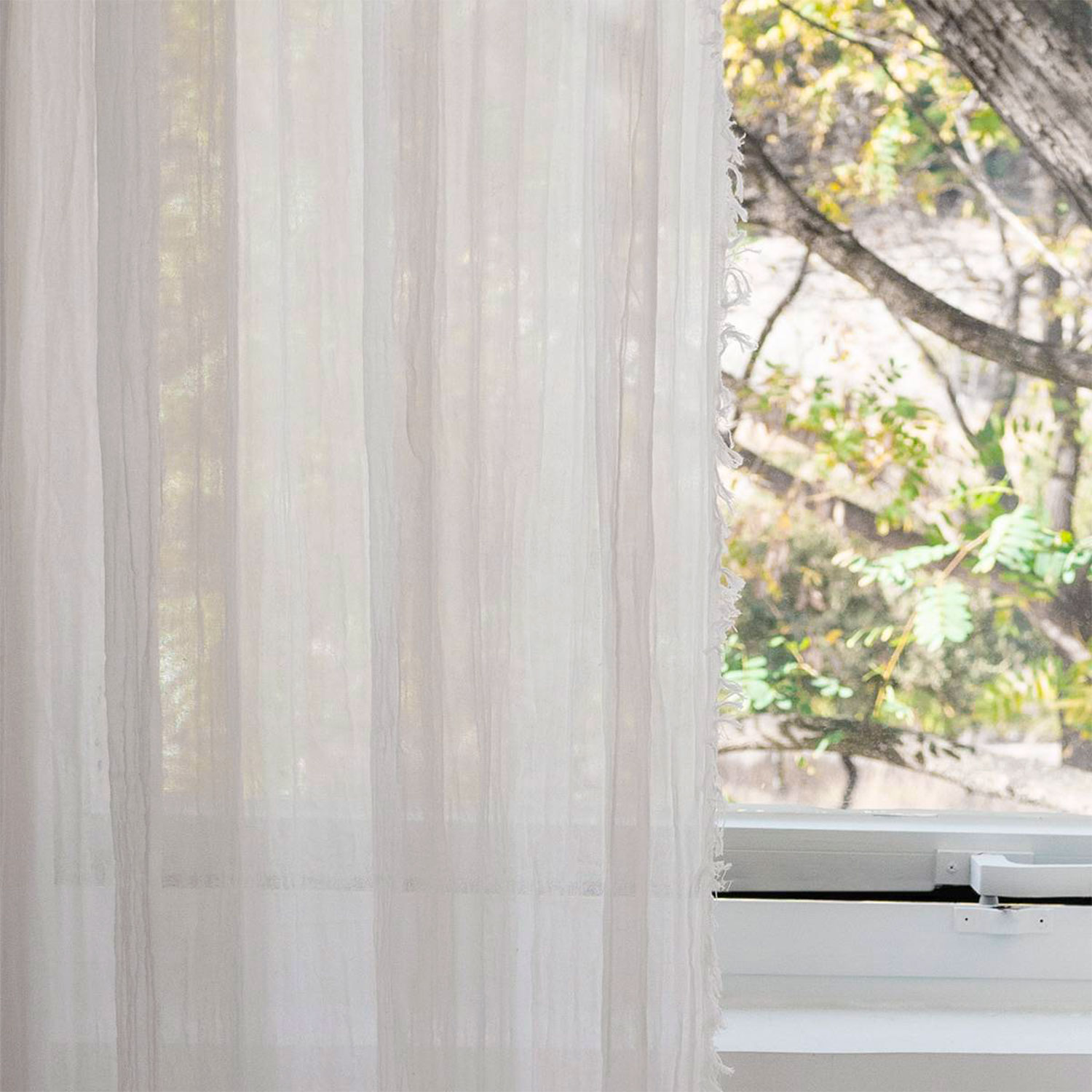 CORTINA ALGODON FRAY 140X280 CRUDO CALMA HOUSE - 4