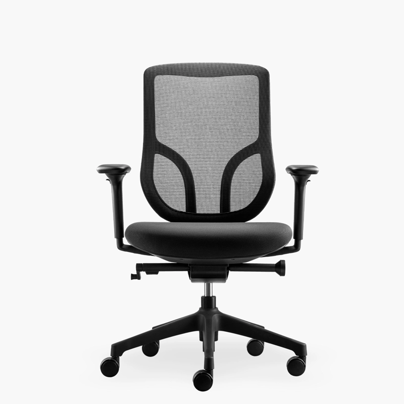 SILLA OFICINA FORM OFFICE ALUMINIO NEGRO CHIC - 1
