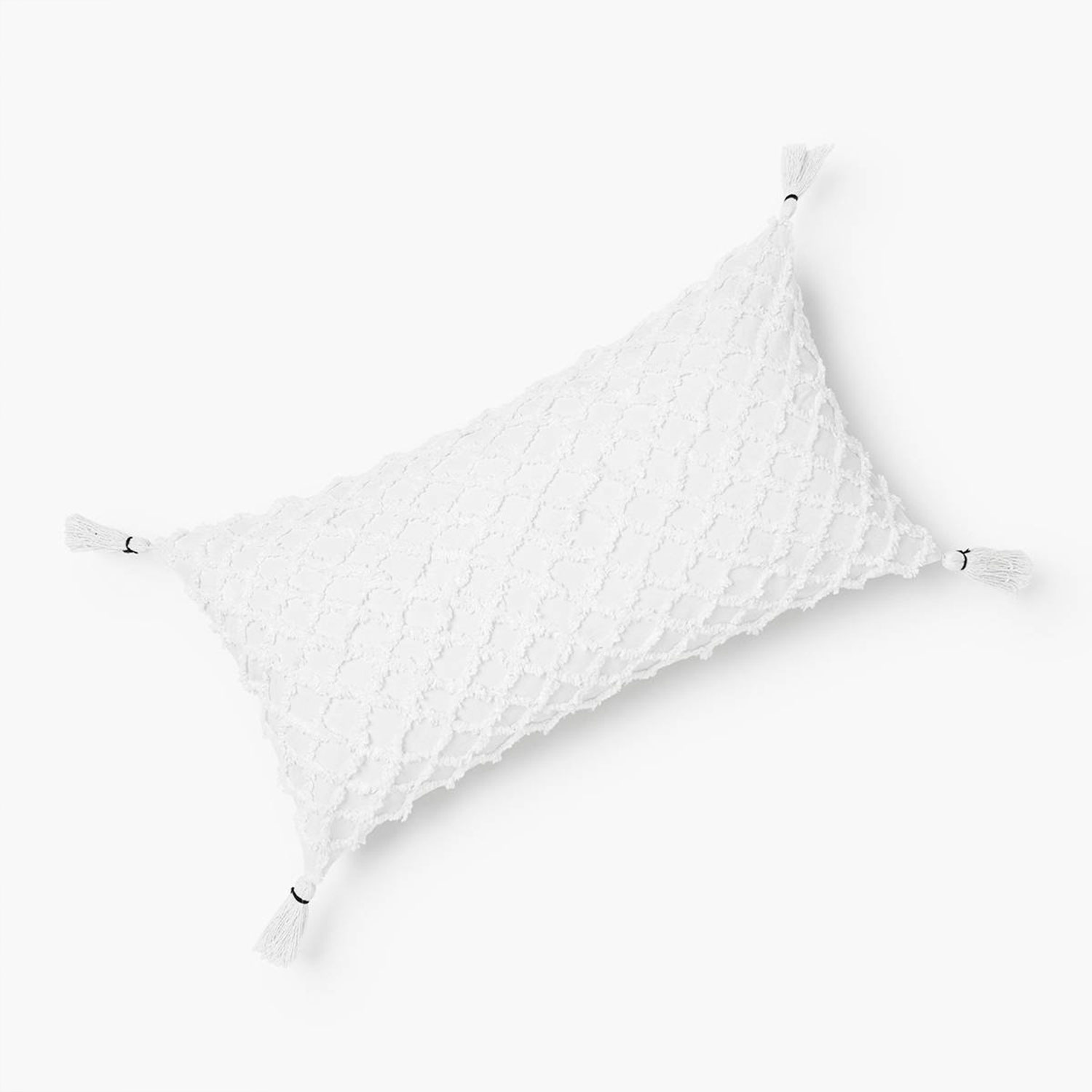 FUNDA COJÍN CALMA HOUSE ALGODÓN ROYAL 60 X 30 CM BLANCO - 1