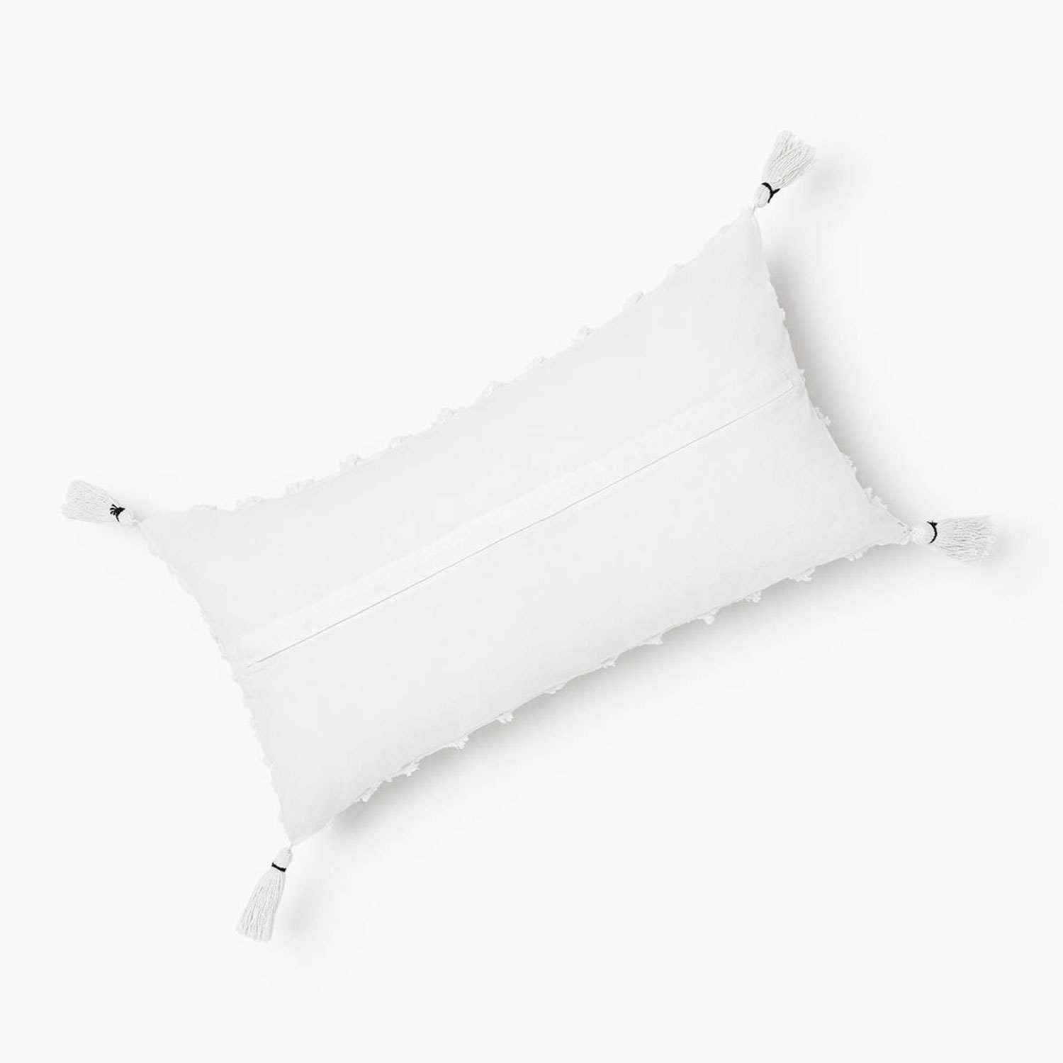 FUNDA COJÍN CALMA HOUSE ALGODÓN ROYAL 60 X 30 CM BLANCO - 3