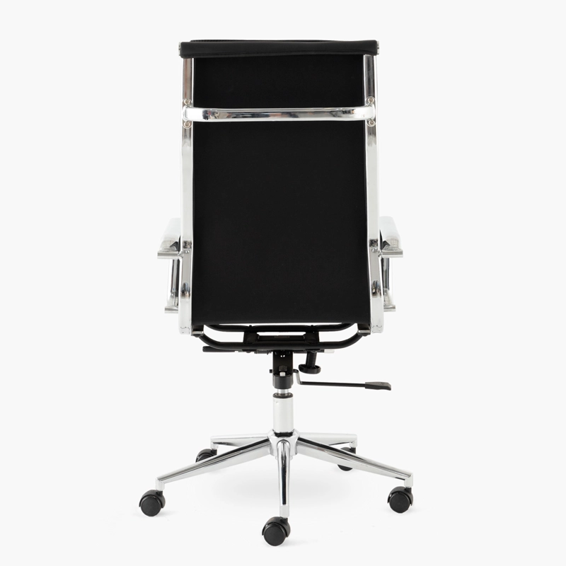SILLA EJECUTIVA FORM OFFICE ALUMINIO NEGRO CLASSIC ALTA - 5
