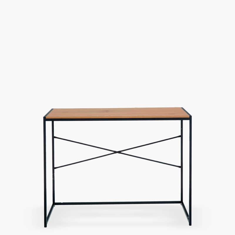 ESCRITORIO FORM DESIGN SEAFORD ROBLE METAL - 1