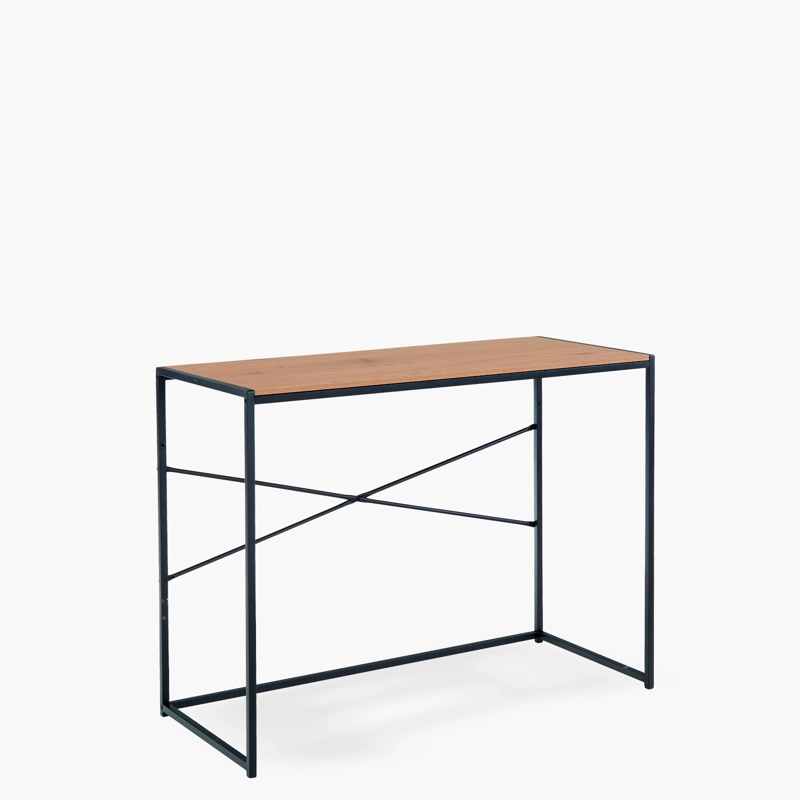 ESCRITORIO FORM DESIGN SEAFORD ROBLE METAL - 5