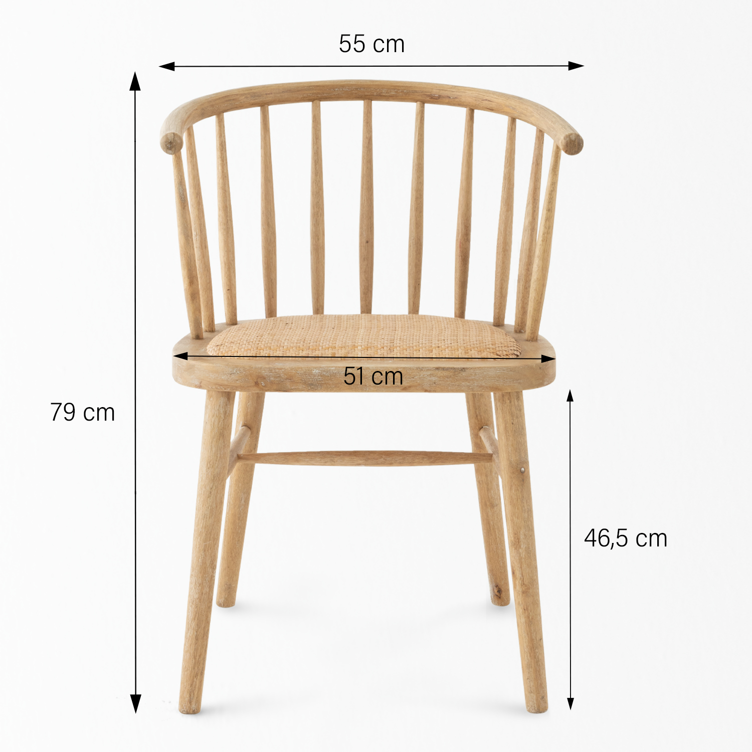 SILLA FORM DESIGN ANCUD 1 CUERPO MADERA CAFE CLARO - 7