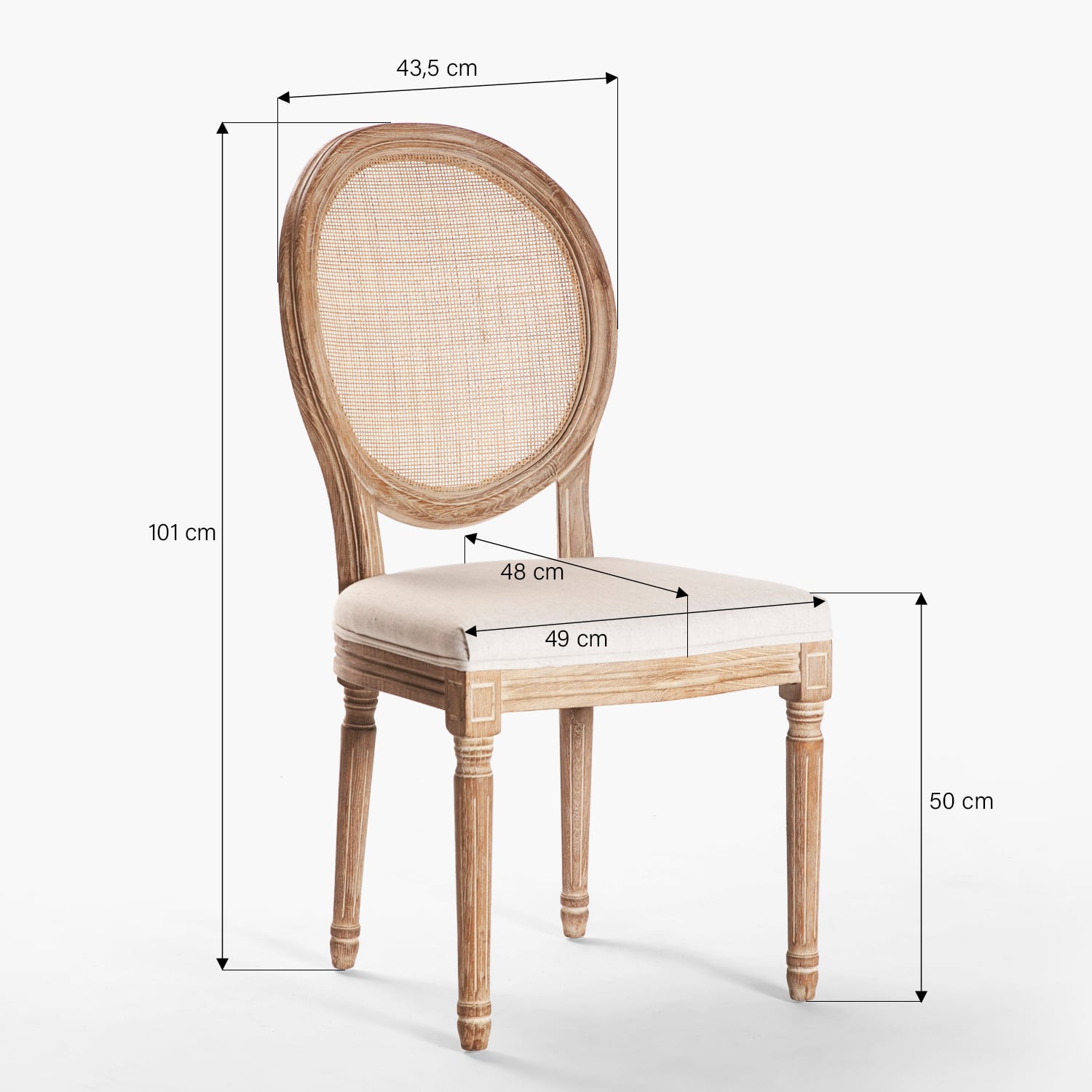 SILLA FORM DESIGN DIANA 1 CUERPO MADERA CAFÉ - 6