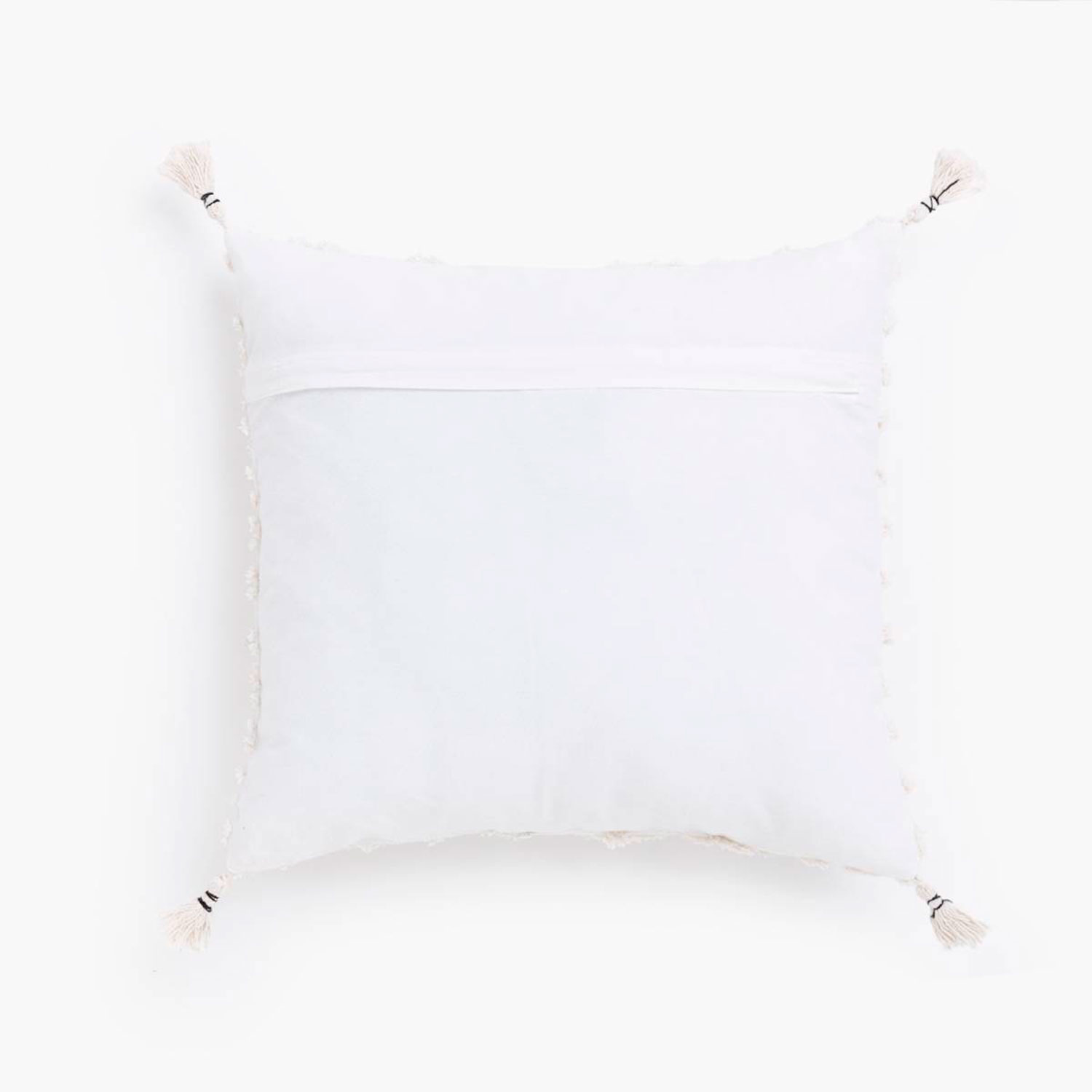 FUNDA COJÍN CALMA HOUSE ALGODÓN ROYAL 45 X 45 CM BLANCO - 3