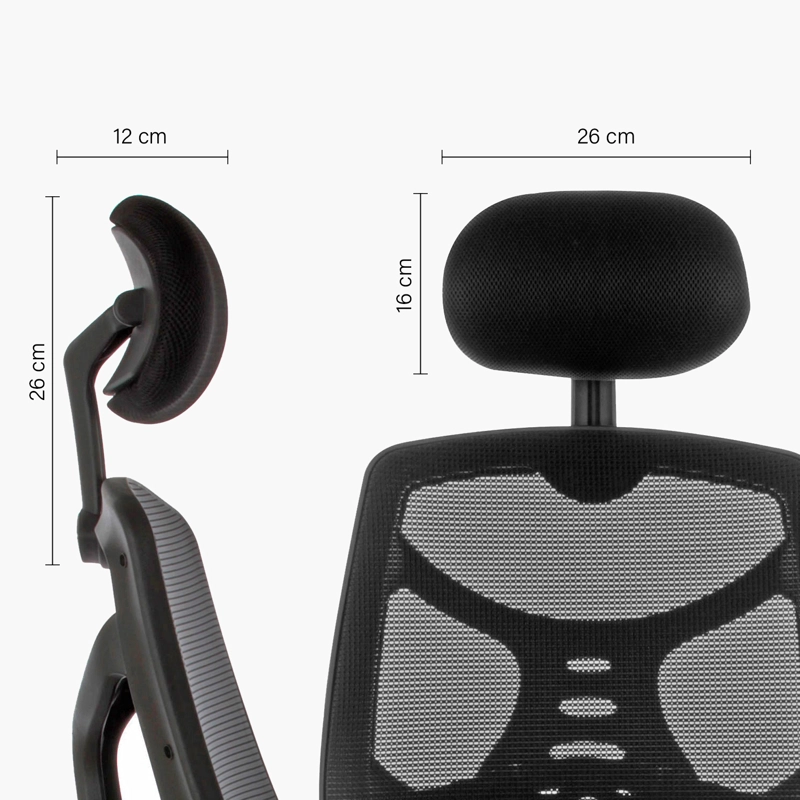 CABECERO FORM OFFICE NEGRO SILLA IDENTITY - 6