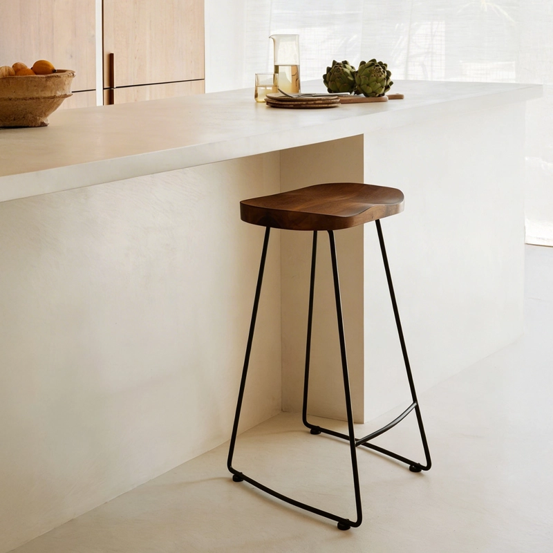 TABURETE ALTO CITY CHOCOLATE FORM - 2