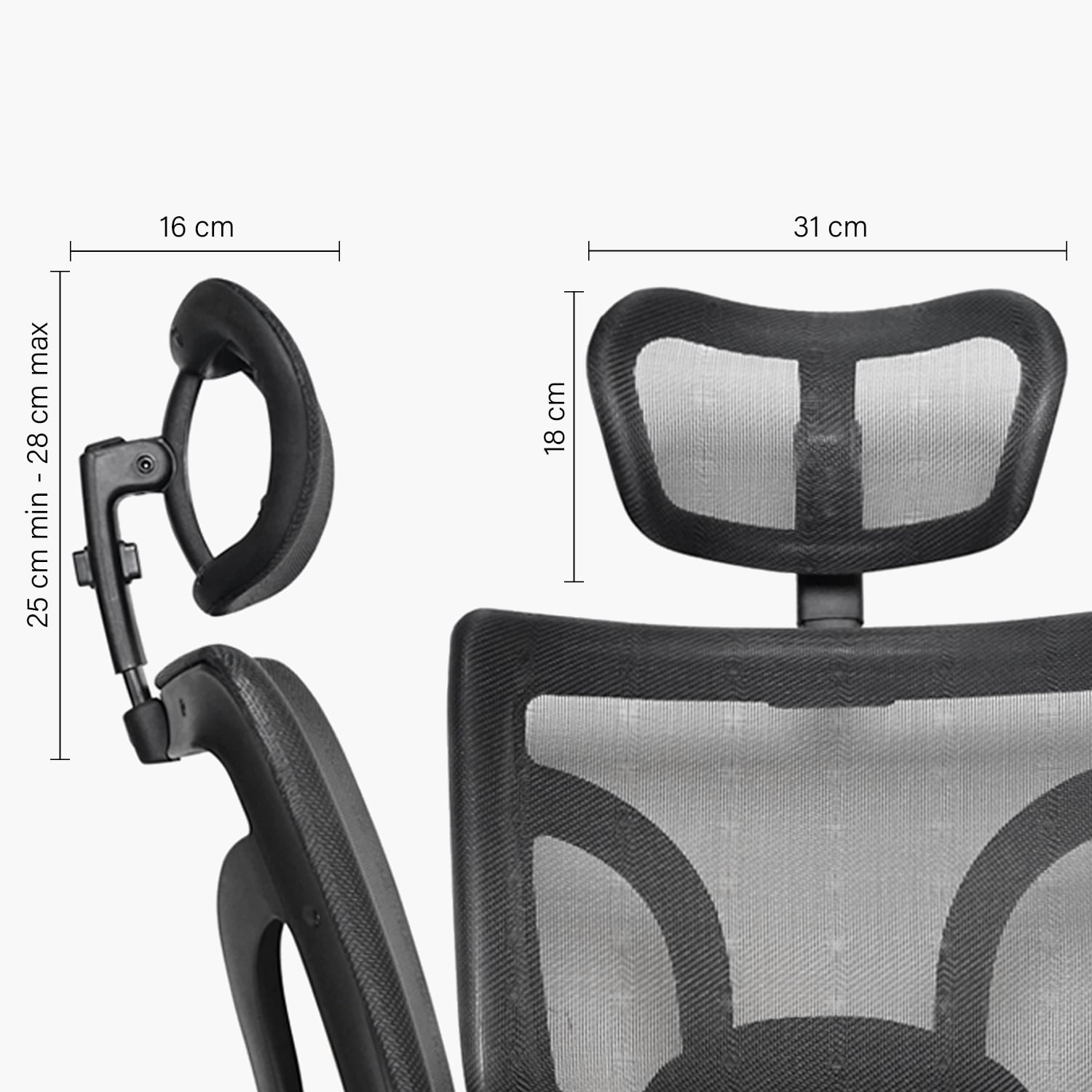 CABECERO FORM OFFICE NEGRO SILLA OFICINA - 5