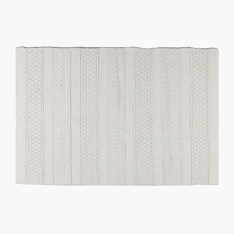 ALFOMBRA ALGODON BARTOLOME 200X300 BLANCO FORM - 3