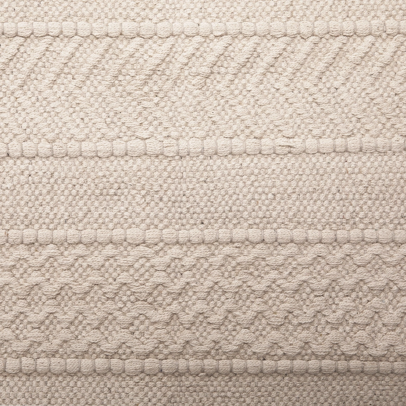 ALFOMBRA ALGODON BARTOLOME 200X300 BLANCO FORM - 4