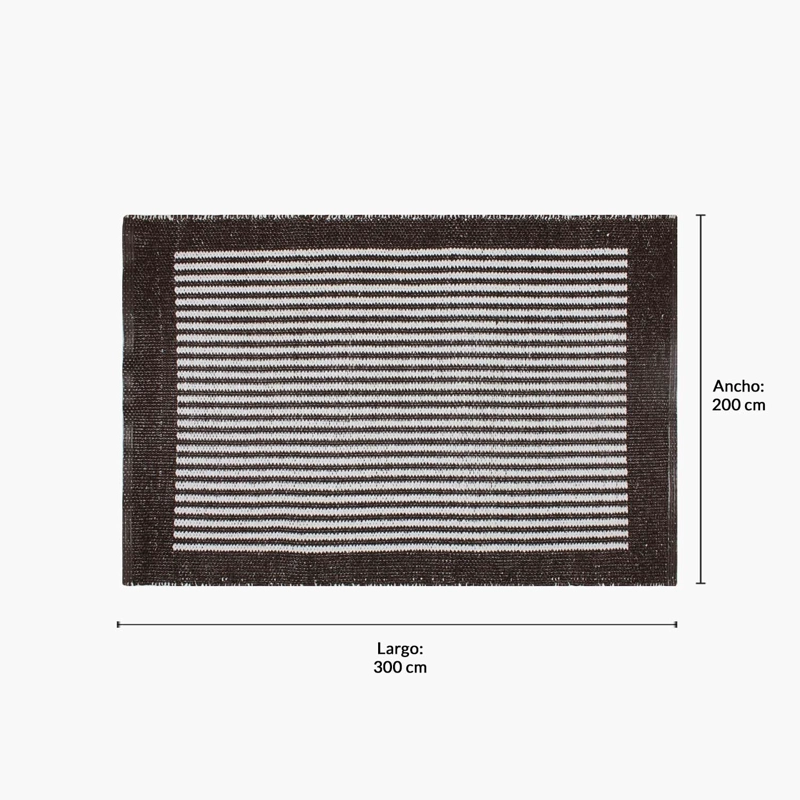ALFOMBRA FORM DESIGN MILOS CAFE NATURAL EXTERIOR 200 X 300 CM - 5