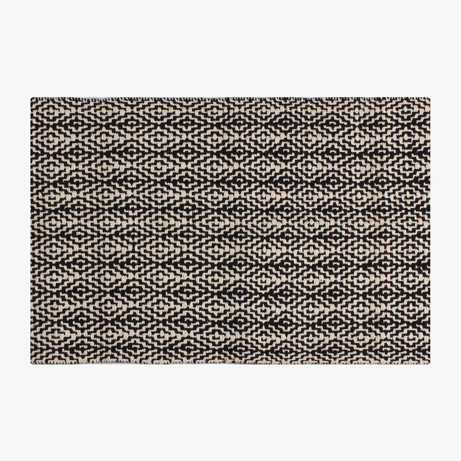 ALFOMBRA FORM DESIGN ALGODON NEPAL NEGRO NATURAL 170 X 240 CM - 3