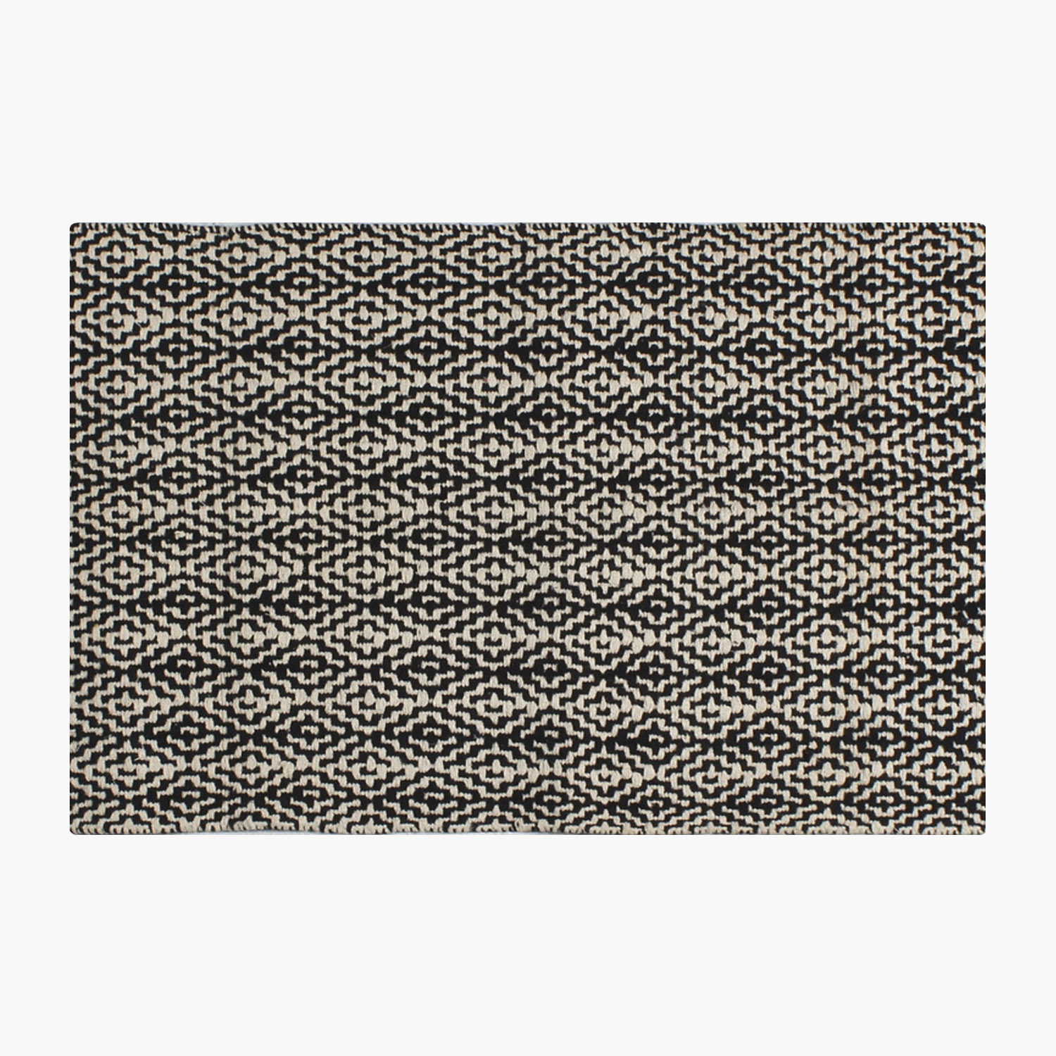 ALFOMBRA FORM DESIGN ALGODON NEPAL NEGRO NATURAL 200 X 300 CM - 3