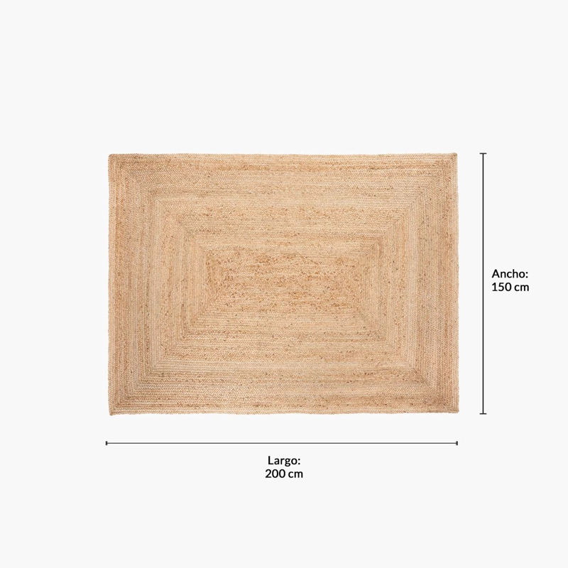 ALFOMBRA FORM DESIGN KALAHARI CRUDO NATURAL 150 X 200 CM - 5