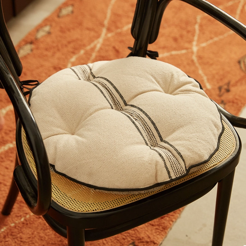 COJÍN CALMA HOUSE SILLA REDONDO CAPRI 40 X 40 CM NEGRO - 2