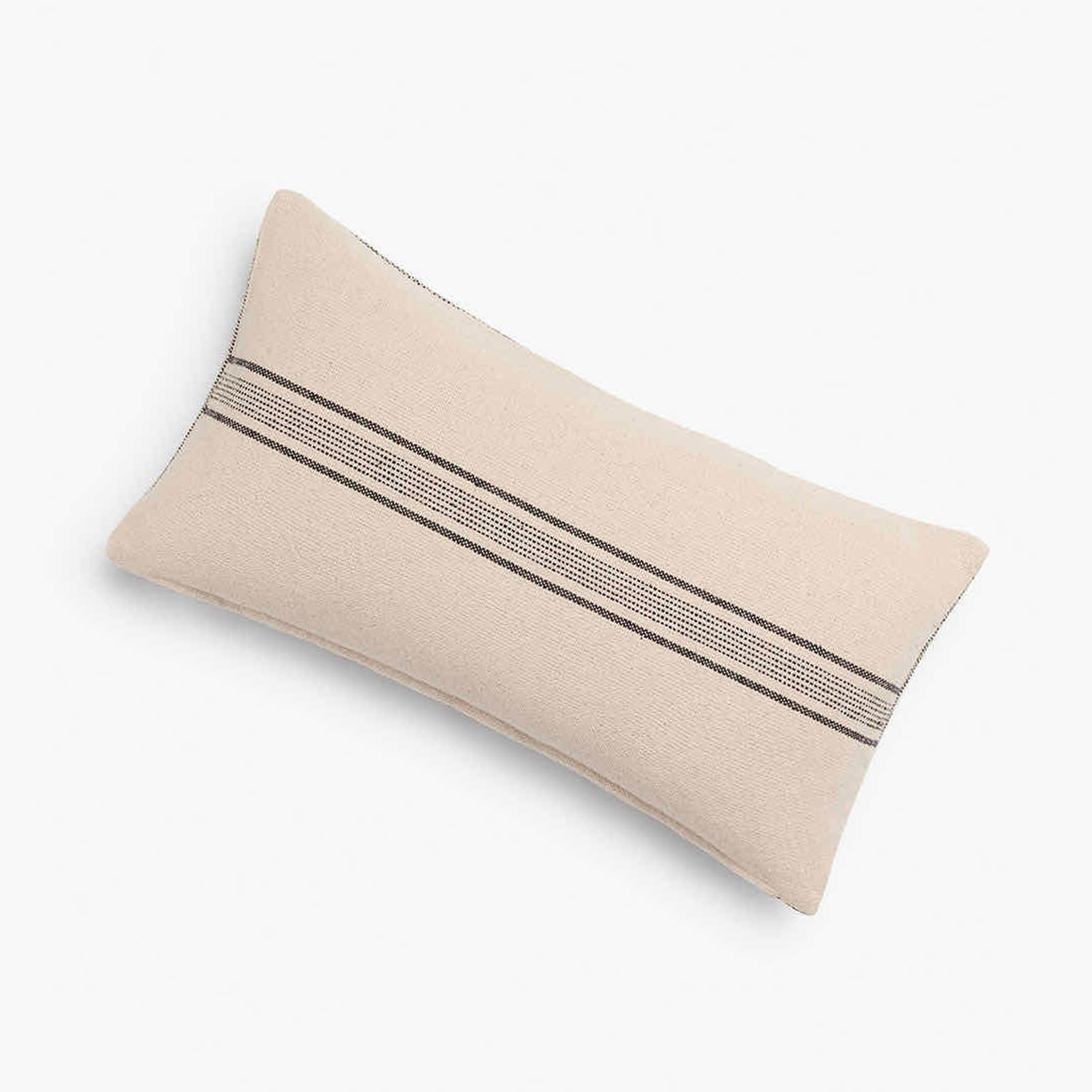 FUNDA COJÍN CALMA HOUSE CAPRI 30 X 60 CM NEGRO - 1
