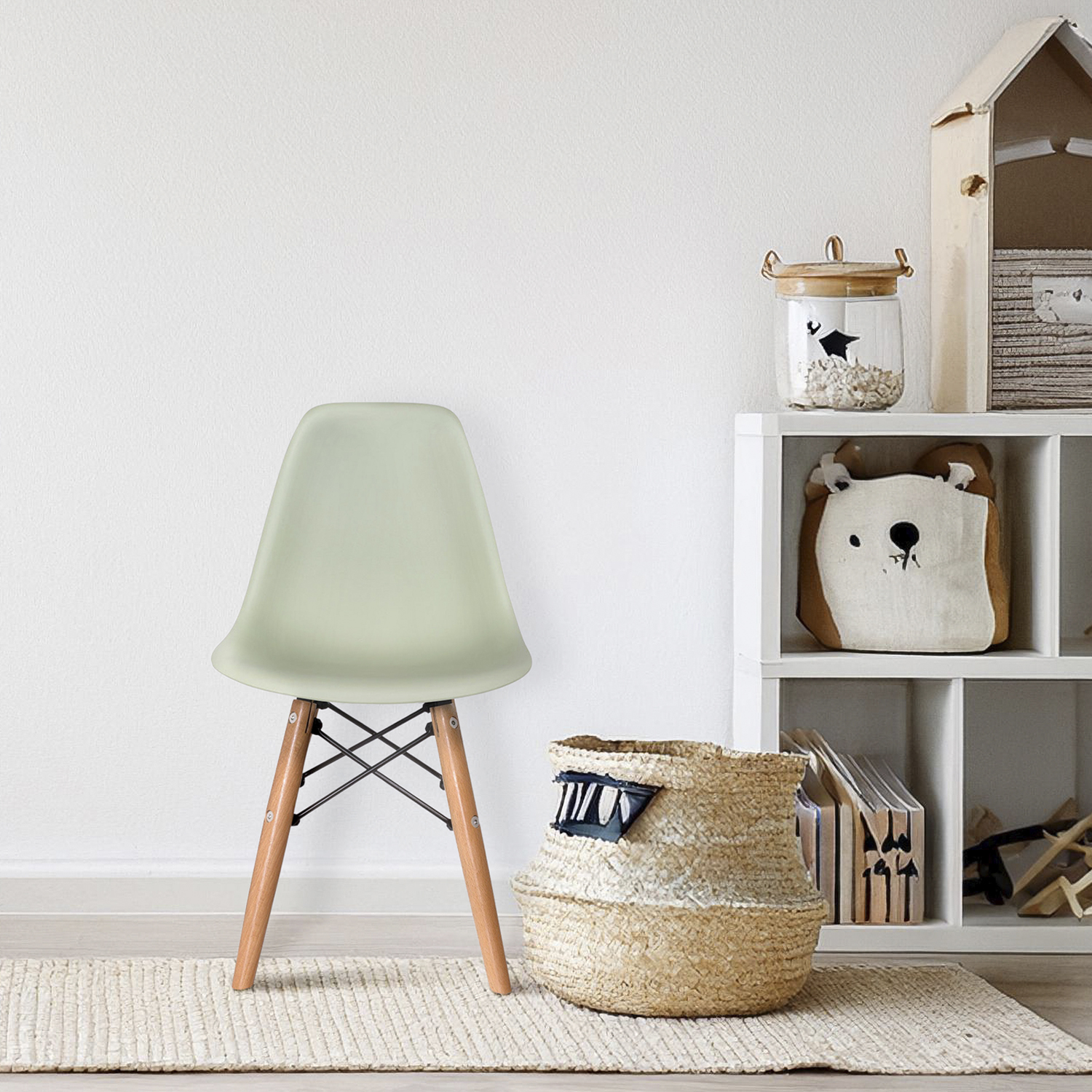 SILLA INFANTIL FORM DESIGN EAMES DSW 1 CUERPO MENTA RÉPLICA - 2