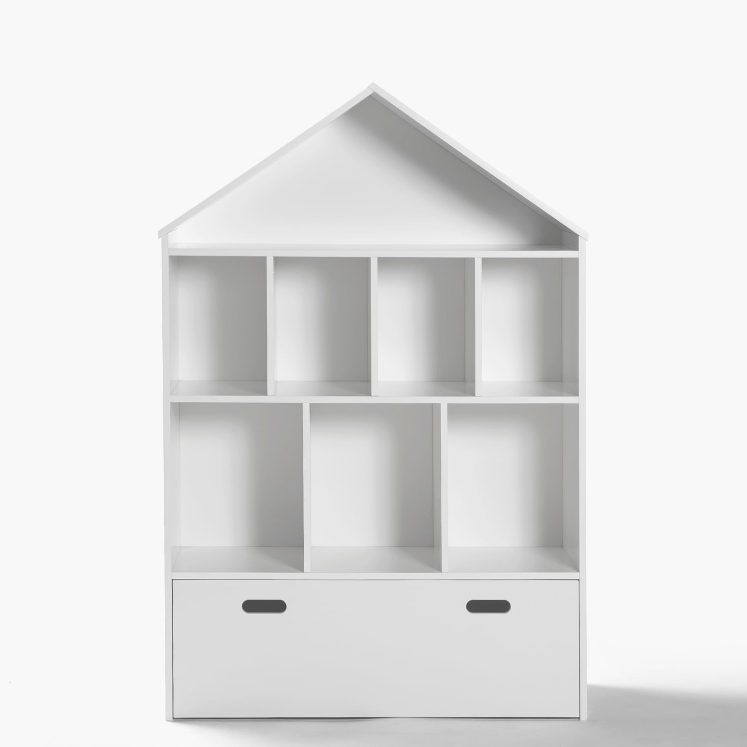 LIBRERO INFANTIL CASITA BLANCO FORM - 1