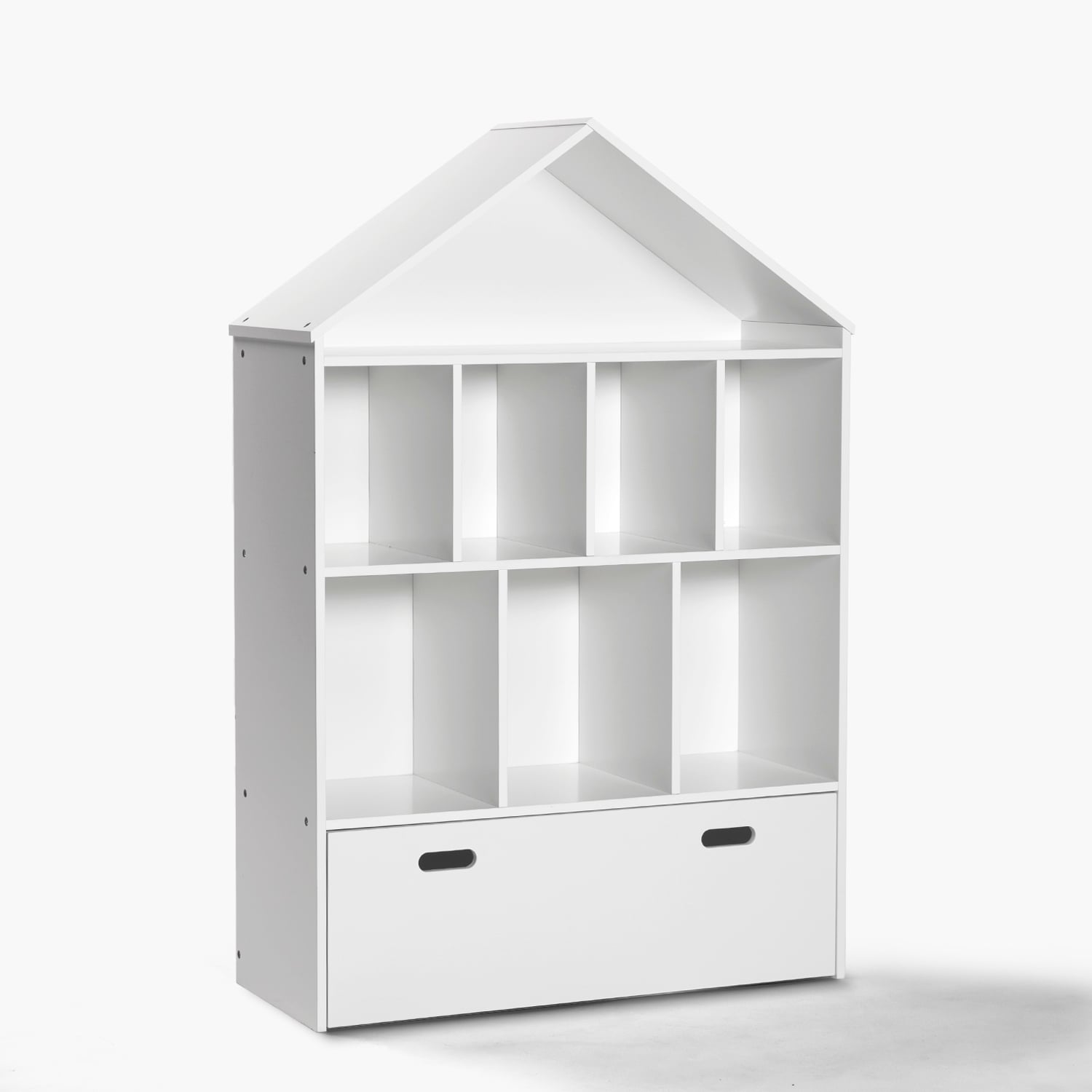 LIBRERO INFANTIL CASITA BLANCO FORM - 3