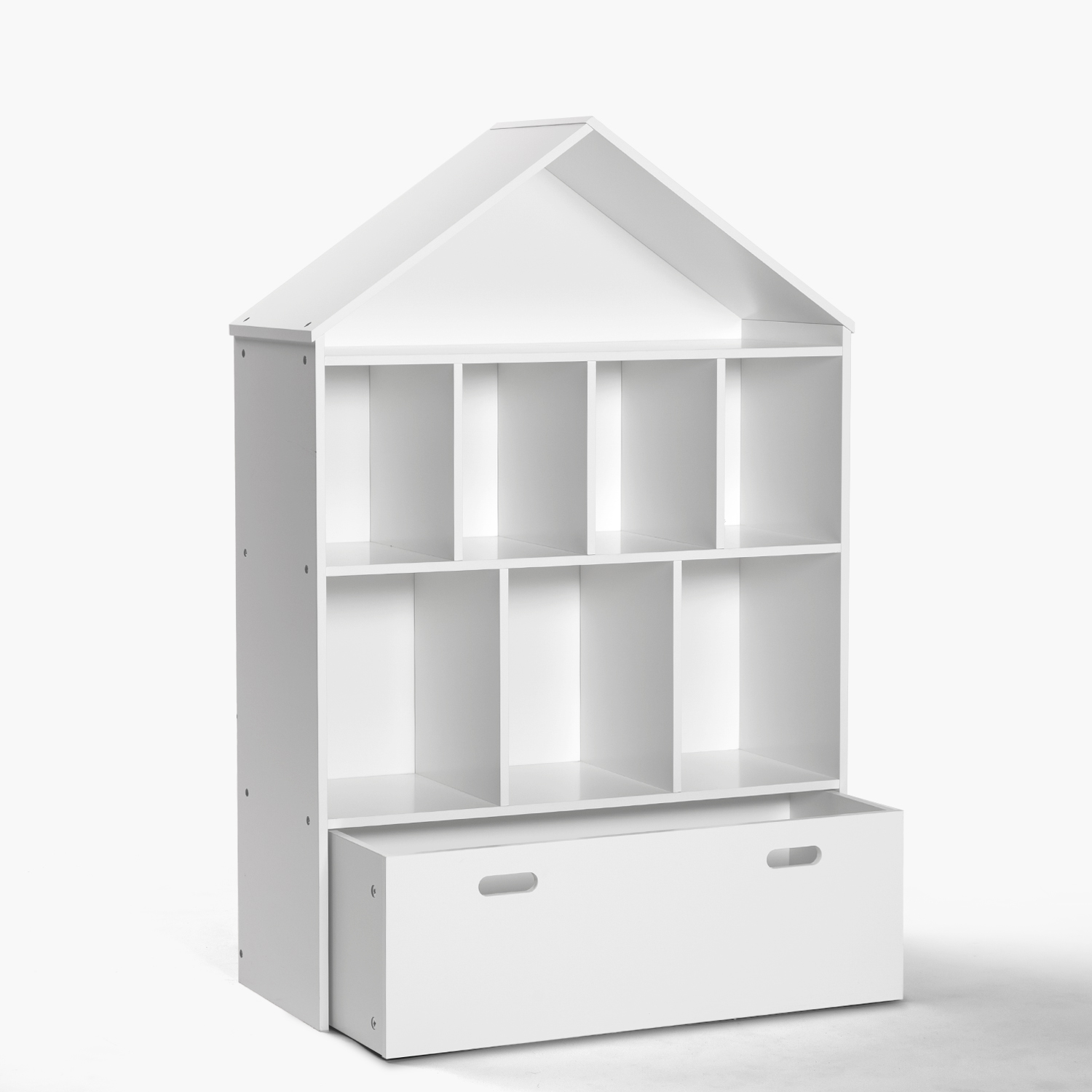 LIBRERO INFANTIL CASITA BLANCO FORM - 4