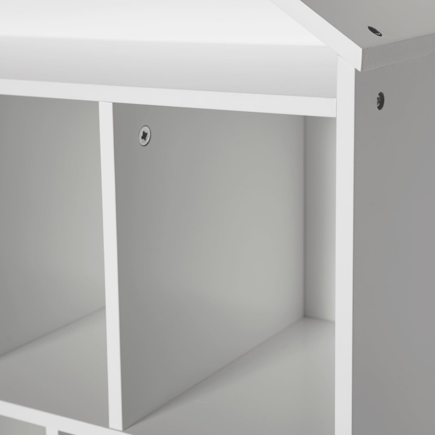 LIBRERO INFANTIL CASITA BLANCO FORM - 6