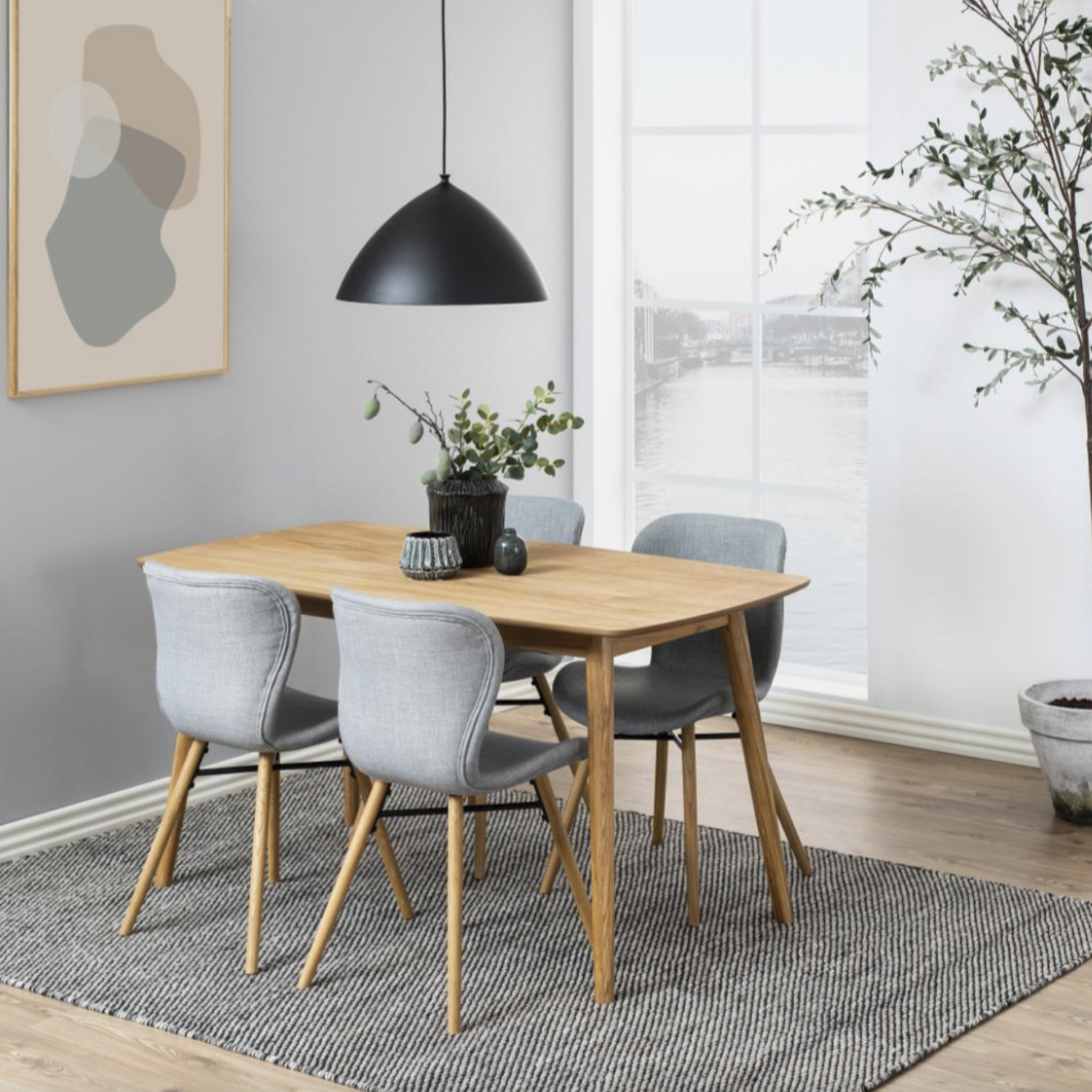 MESA DE COMEDOR FORM DESIGN NAGANO 150 MADERA - 2