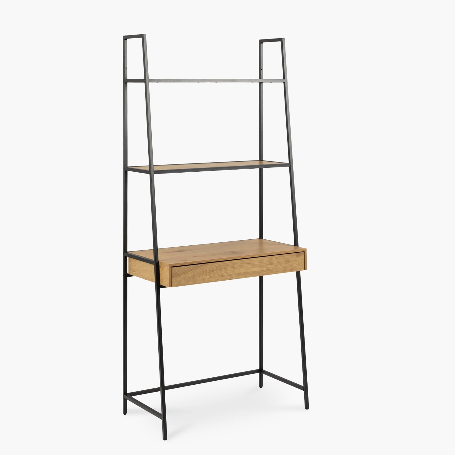 ESCRITORIO FORM DESIGN REPISA SEAFORD ROBLE METAL - 1