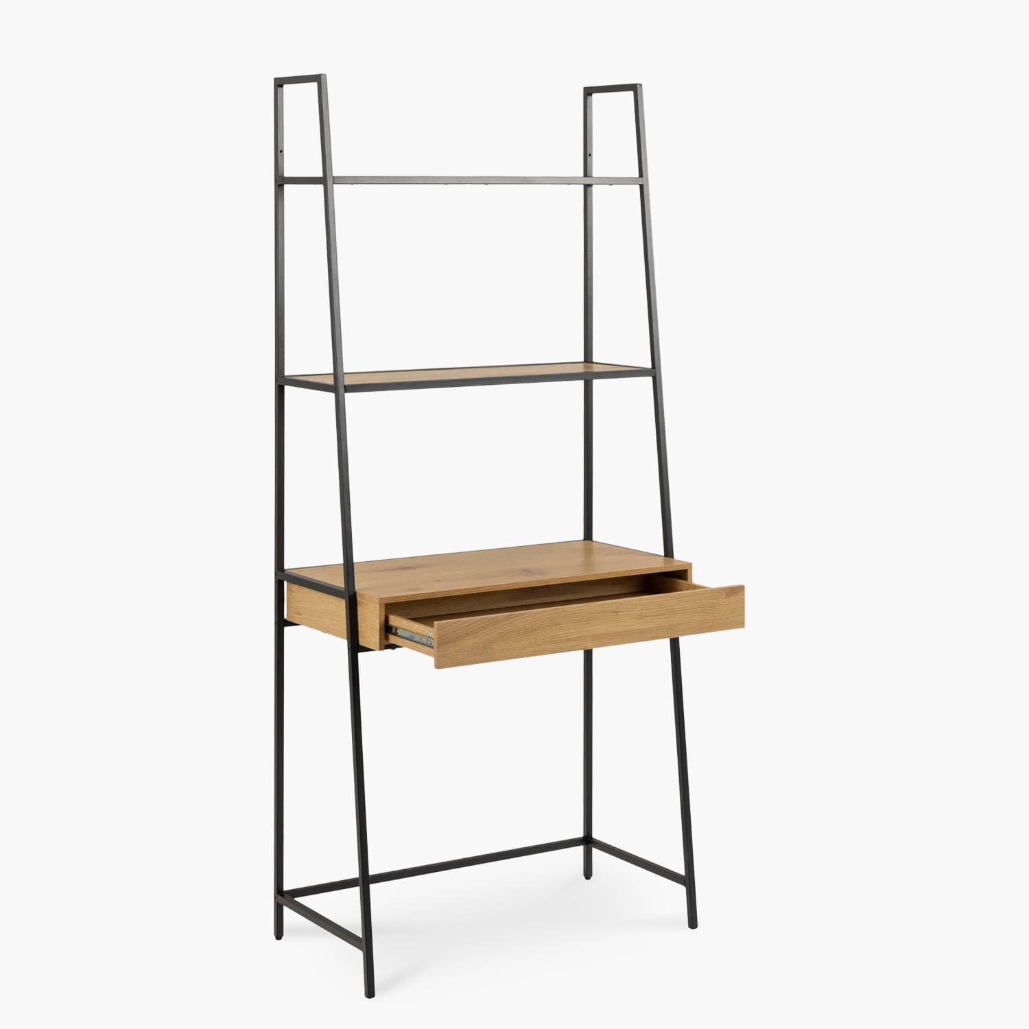 ESCRITORIO FORM DESIGN REPISA SEAFORD ROBLE METAL - 3