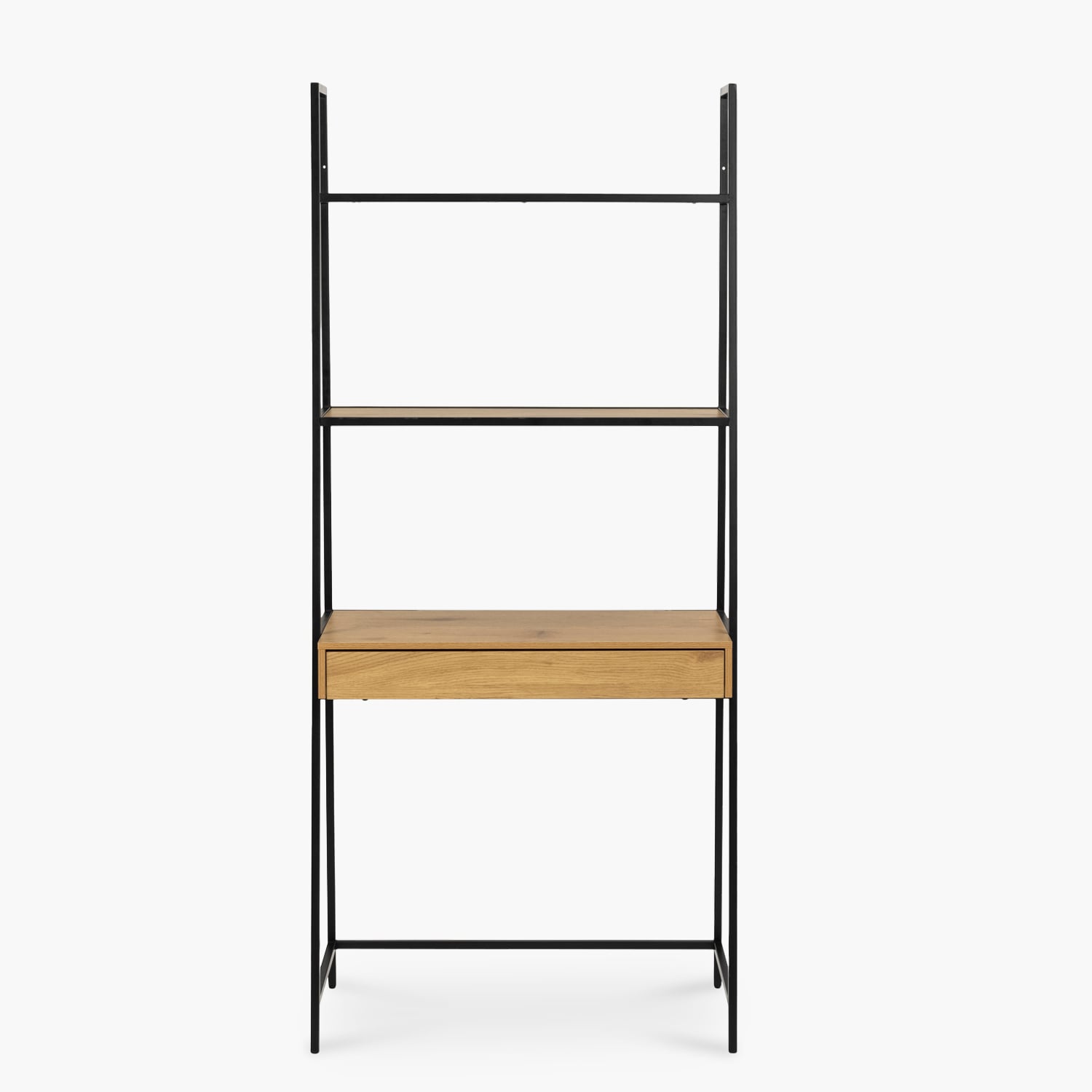 ESCRITORIO FORM DESIGN REPISA SEAFORD ROBLE METAL - 4
