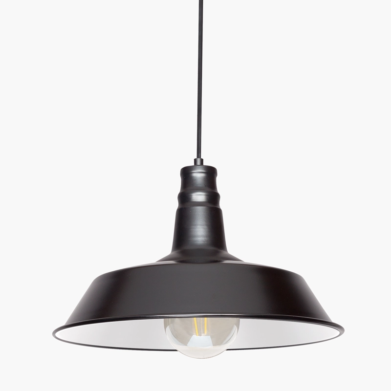 LAMPARA DE COLGAR ISI NEGRO FORM - 5