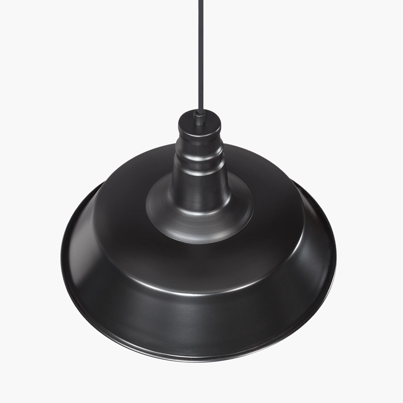 LAMPARA DE COLGAR ISI NEGRO FORM - 7