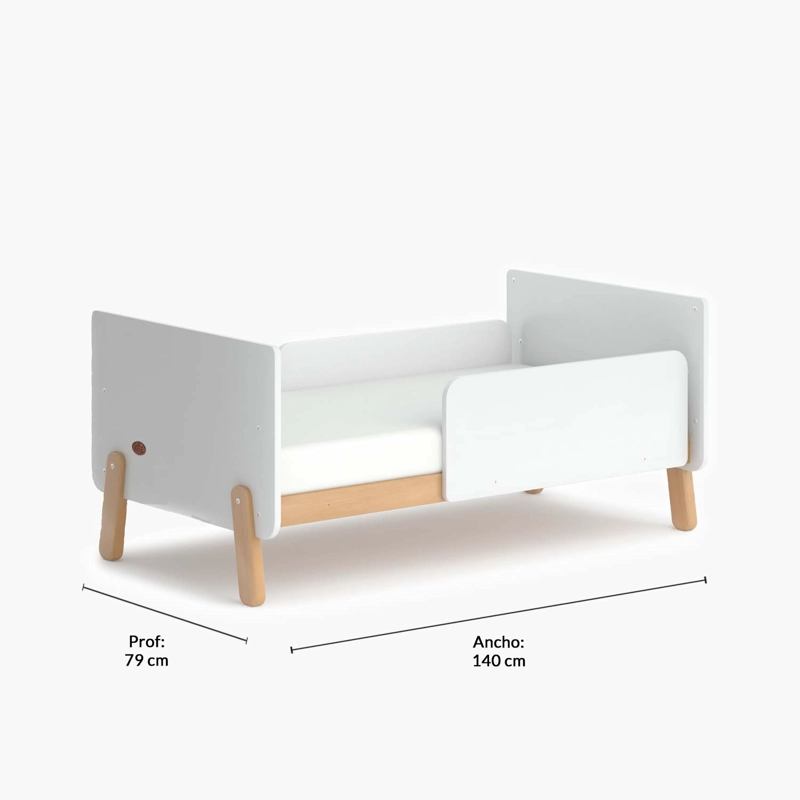 CUNA FORM DESIGN EMMA MADERA BLANCO 3 EN 1 FORM - 8
