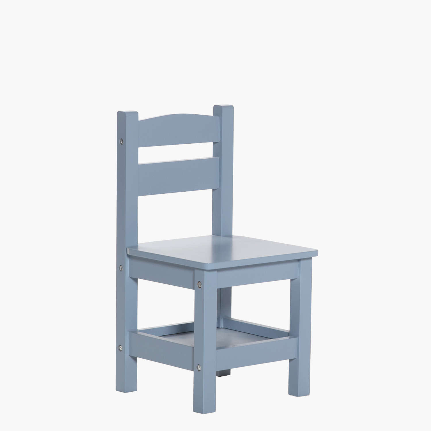 PACK INFANTIL FORM DESIGN 1 MESA 2 SILLAS OLIVIA BLANCO/CELESTE MADERA - 4
