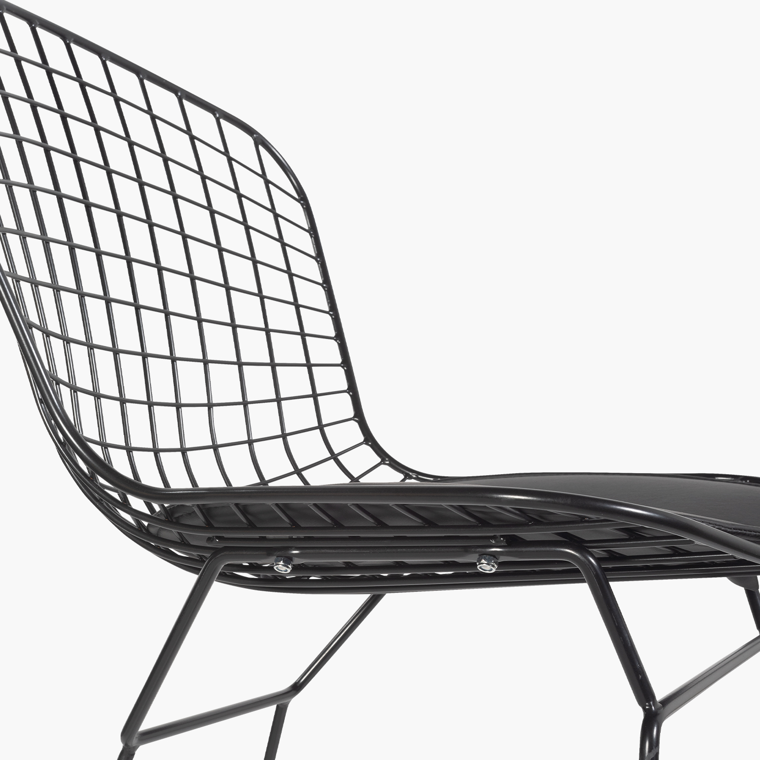 SILLA FORM DESIGN BERTOIA 1 CUERPO NEGRO - 2