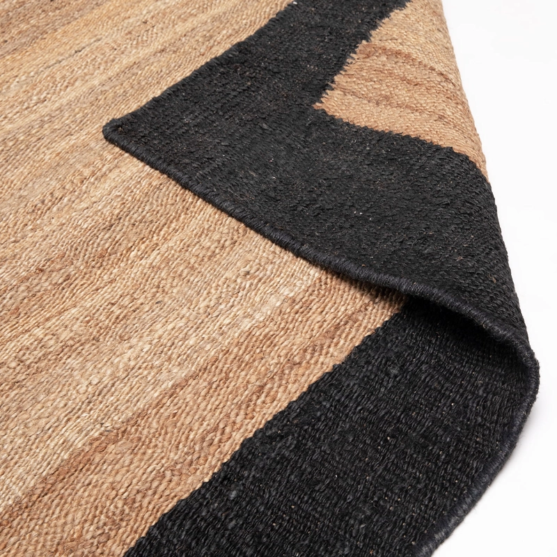 ALFOMBRA YUTE NUBIA 200X300 NEGRO FORM - 1